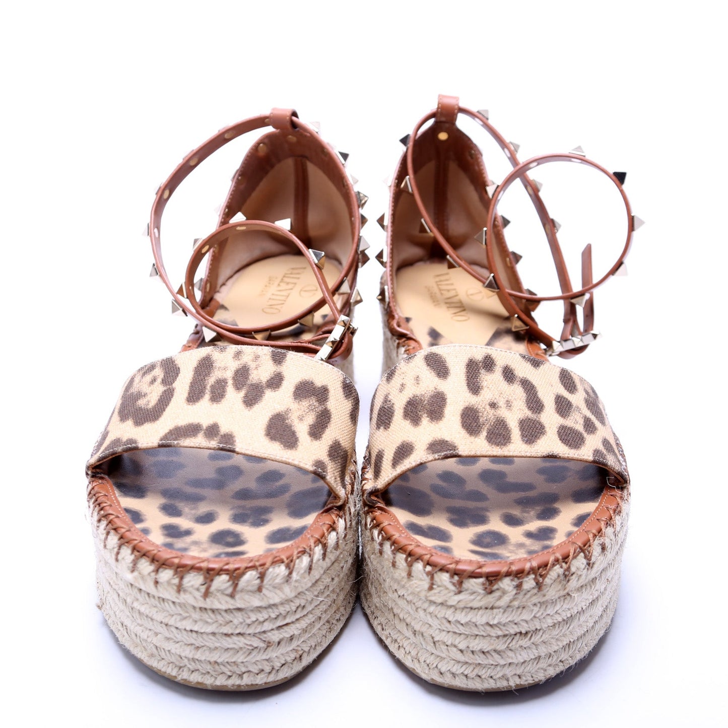 Rockstud Espadrille Wedges Size 40