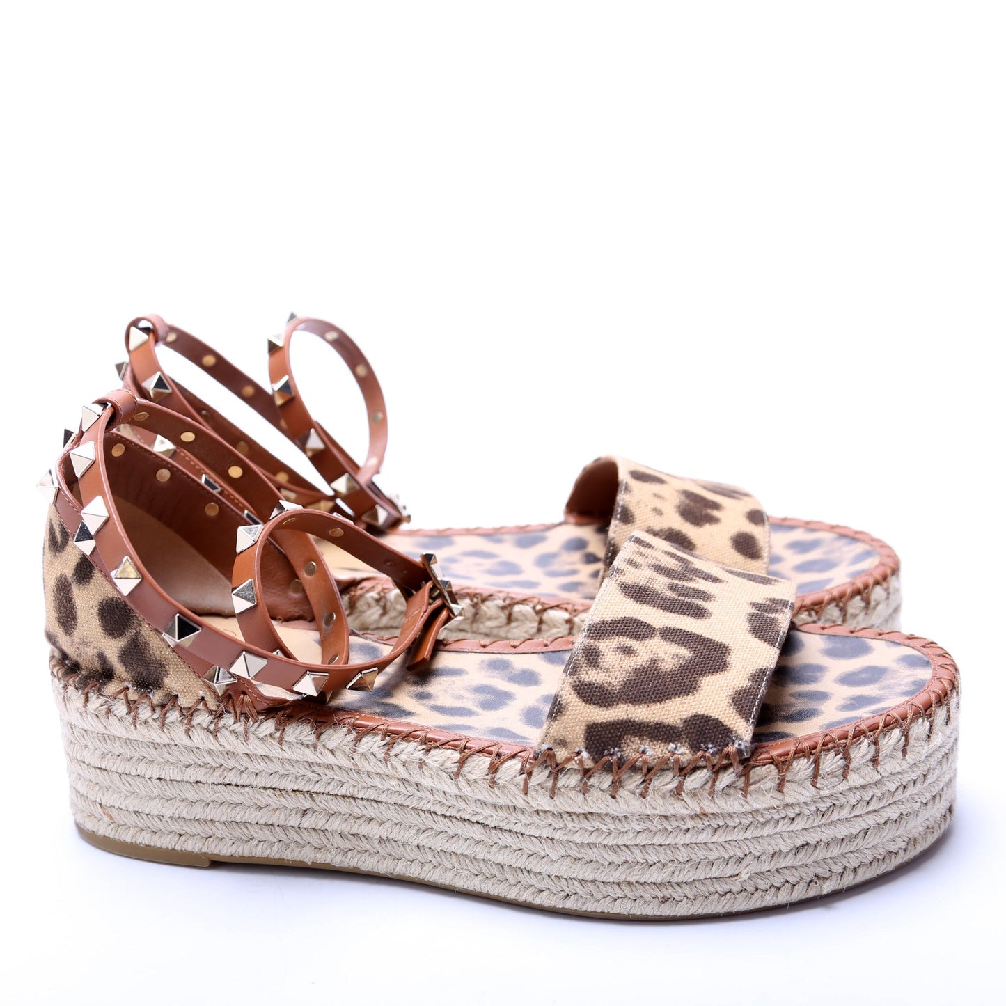 Rockstud Espadrille Wedges Size 40