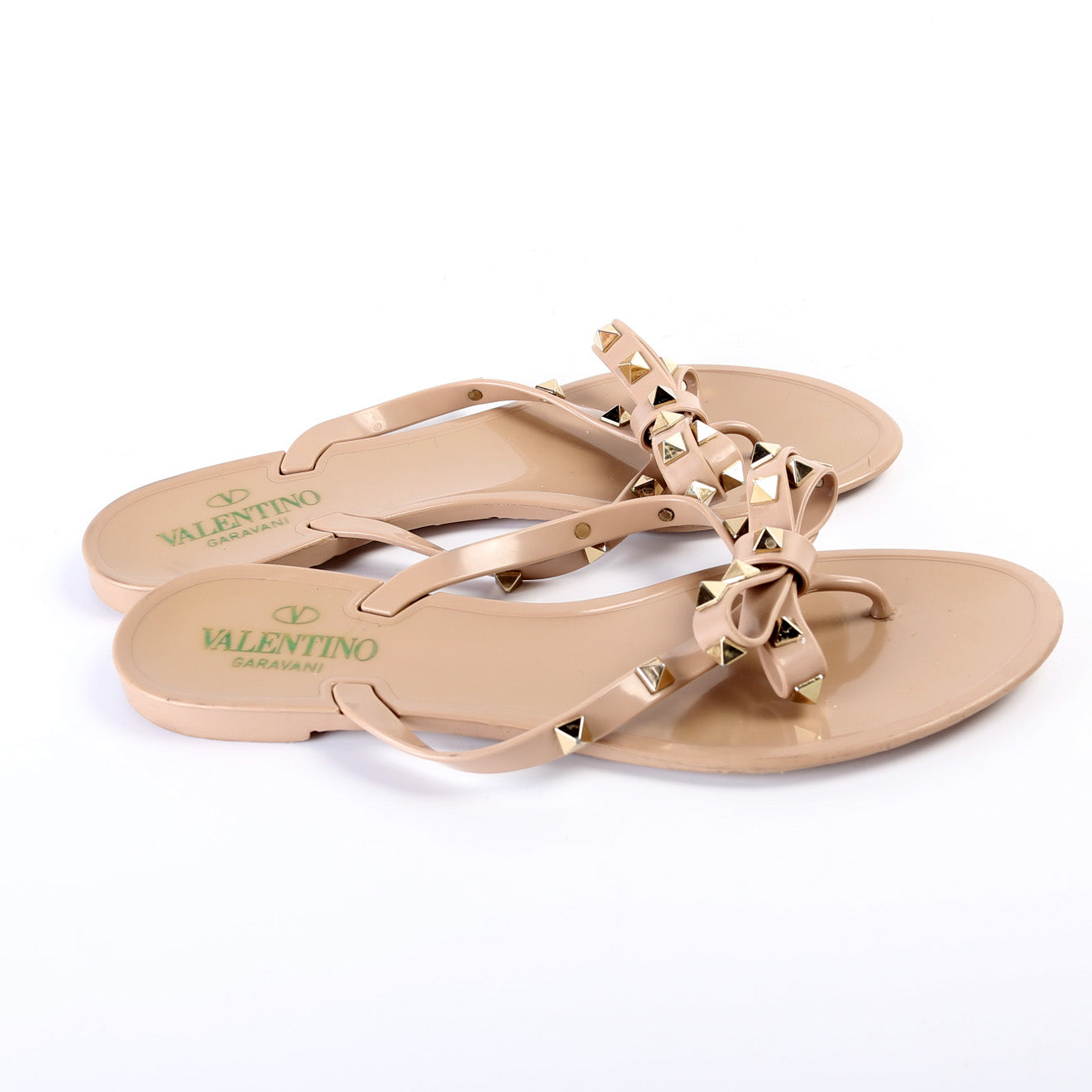 Rockstud Jelly Flip Flops Size 39