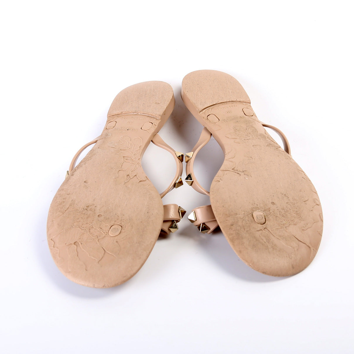 Rockstud Jelly Flip Flops Size 39