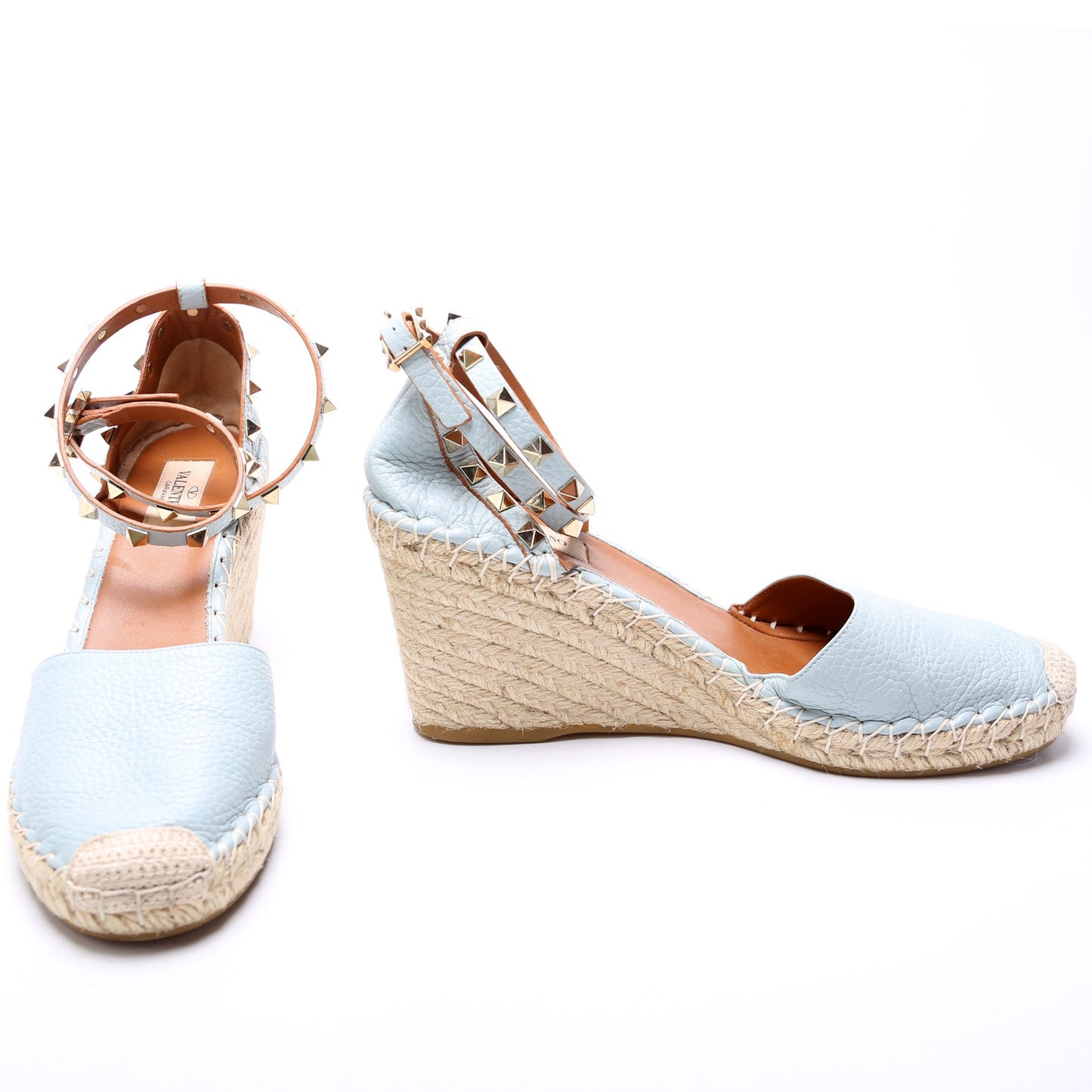 Rockstud Espadrilles Wedge Size 40