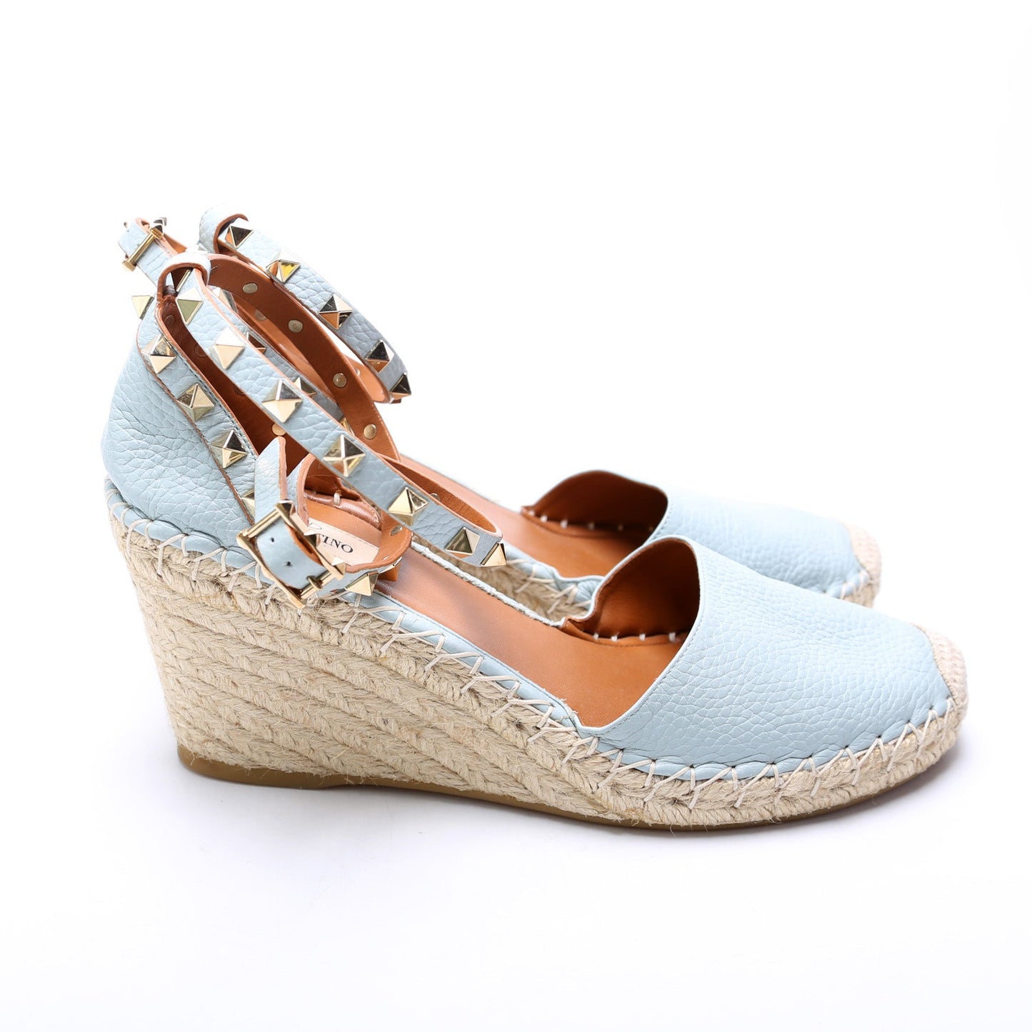 Rockstud Espadrilles Wedge Size 40