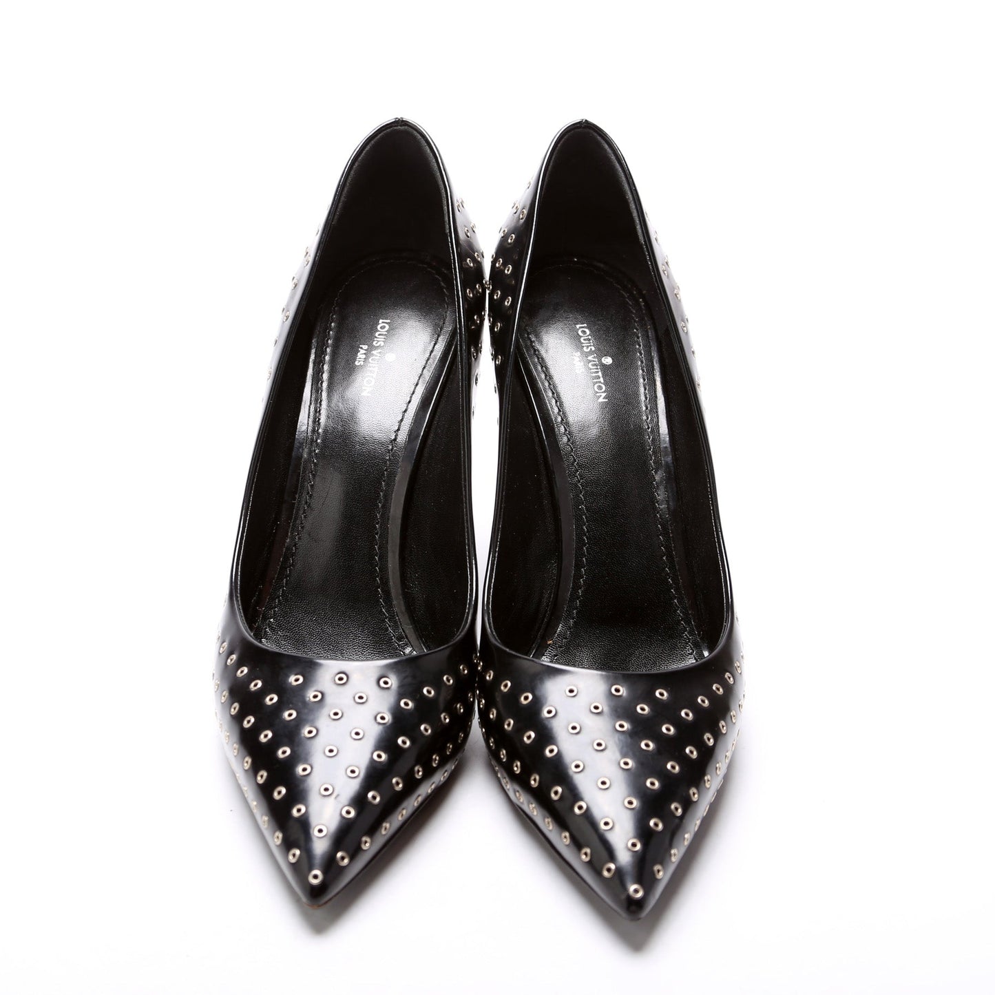 Pointed Toe Leather Pumps Size 39.5