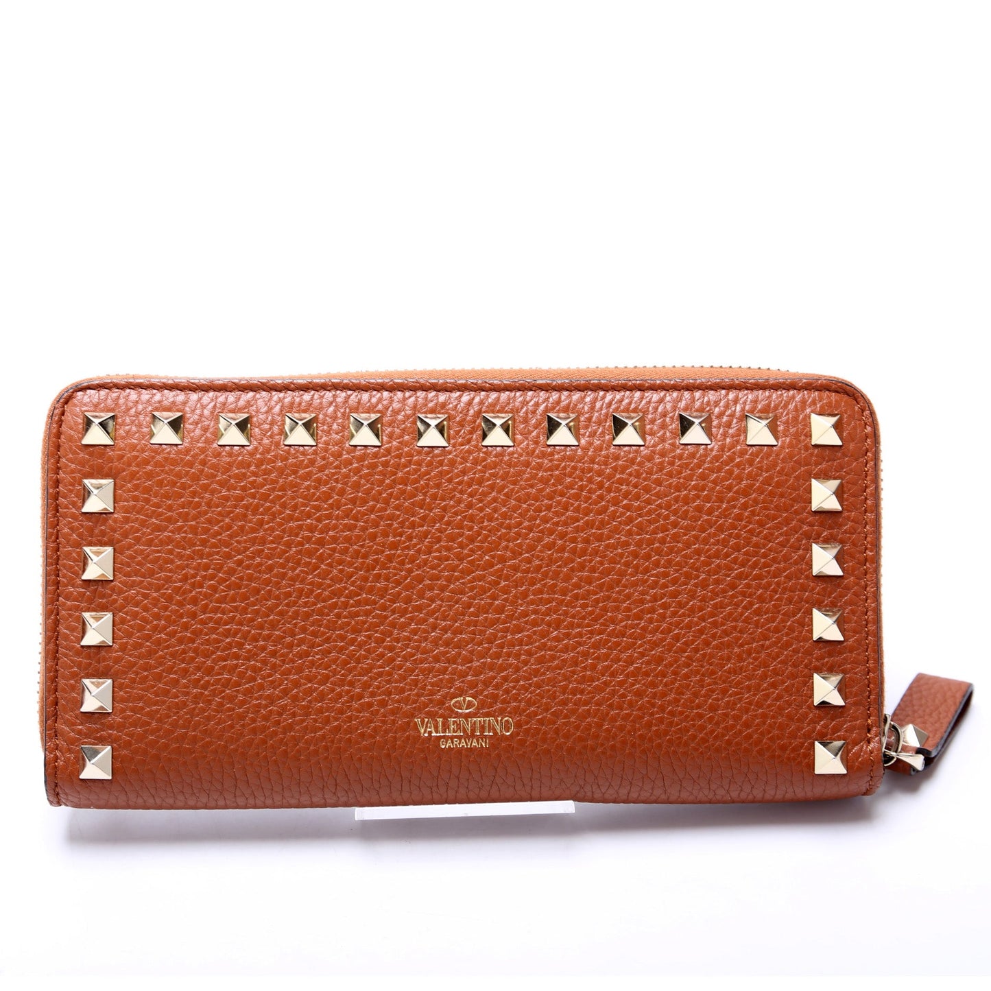 Rockstud Zip Around Wallet