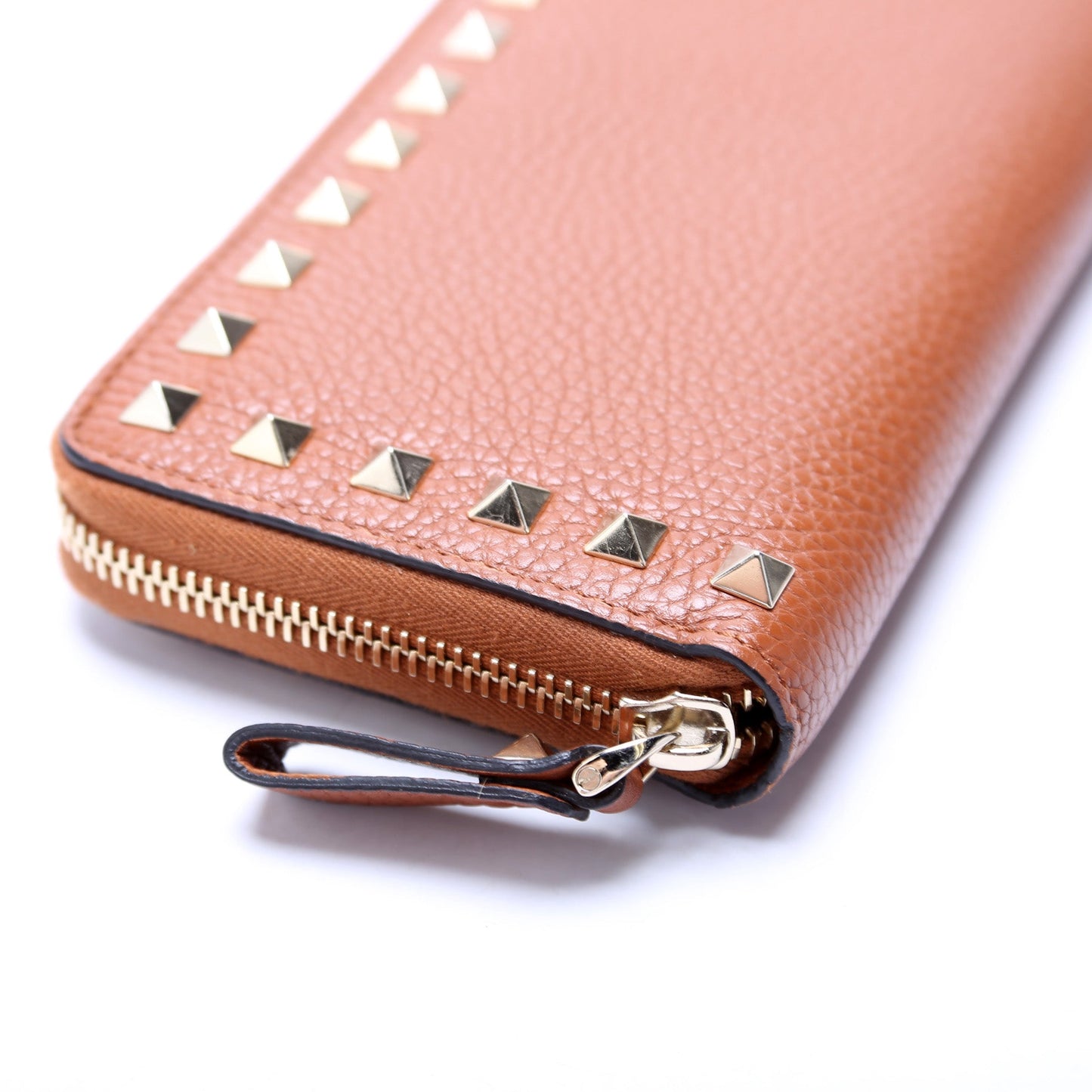 Rockstud Zip Around Wallet