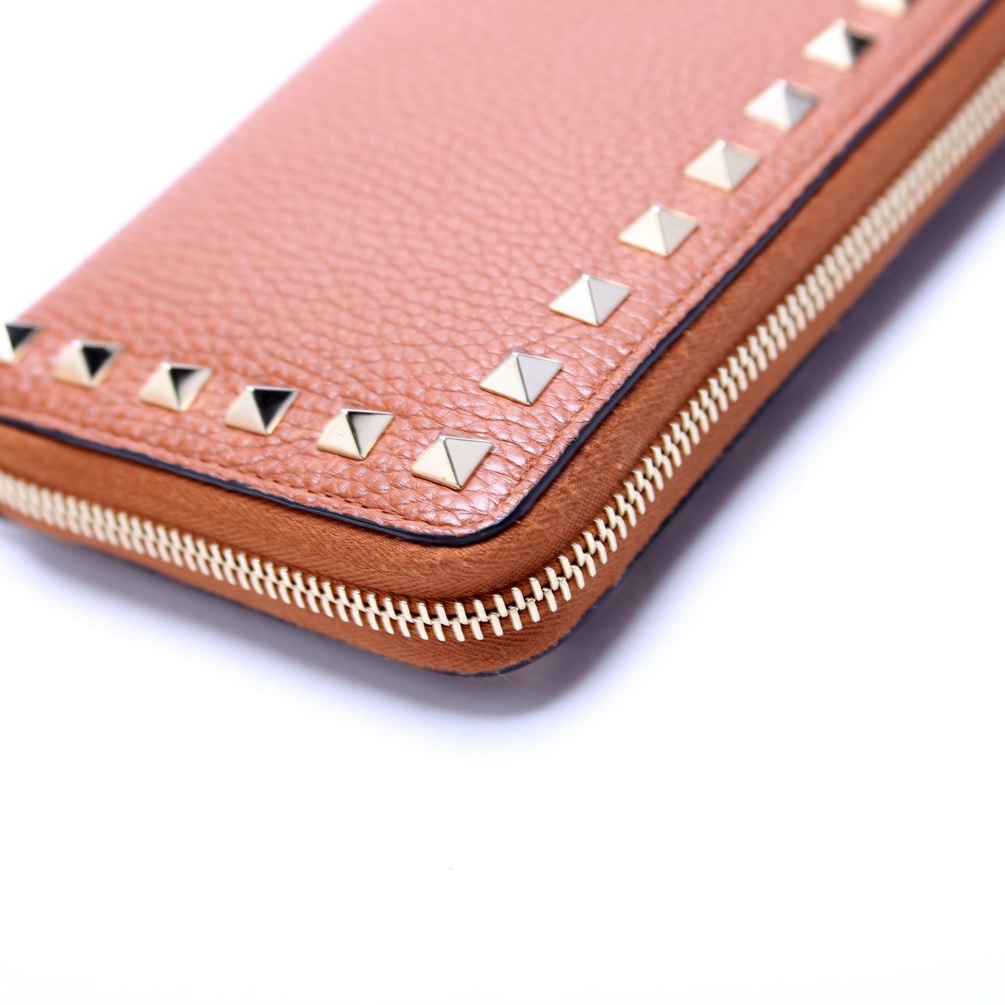 Rockstud Zip Around Wallet