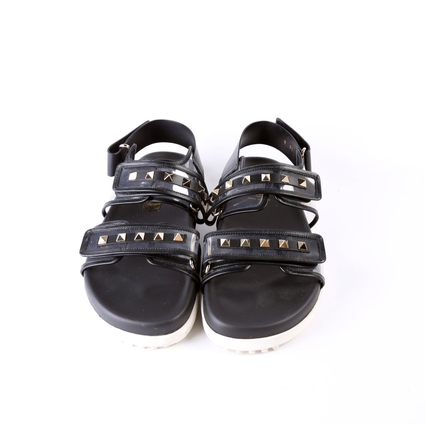 Rockstud PVC Velcro Sandals Size 41