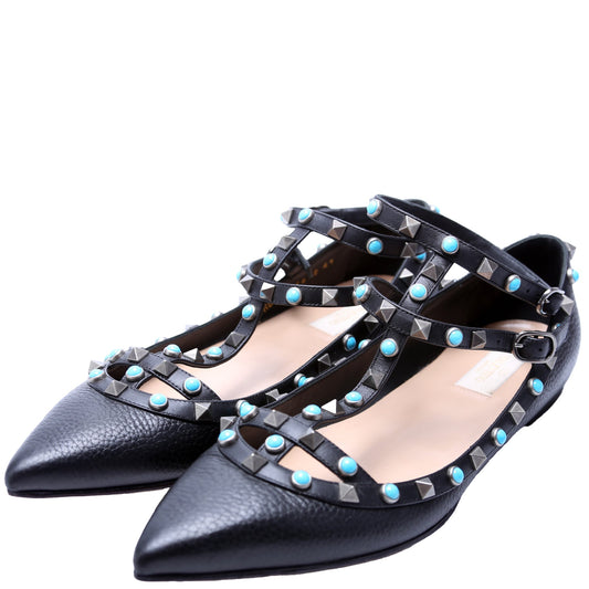 Rolling Rockstud Caged Flats Size 41