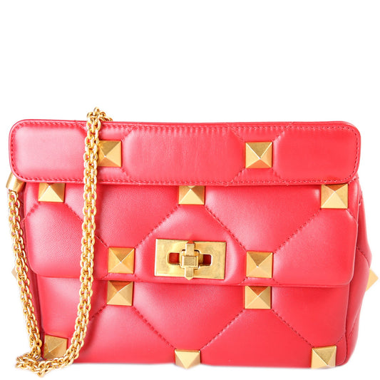 Roman Stud Medium Shoulder Bag