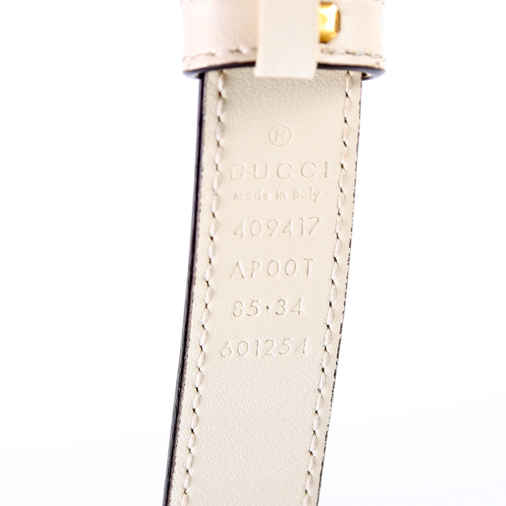 409417 GG Marmont Thin Belt Size 85/34