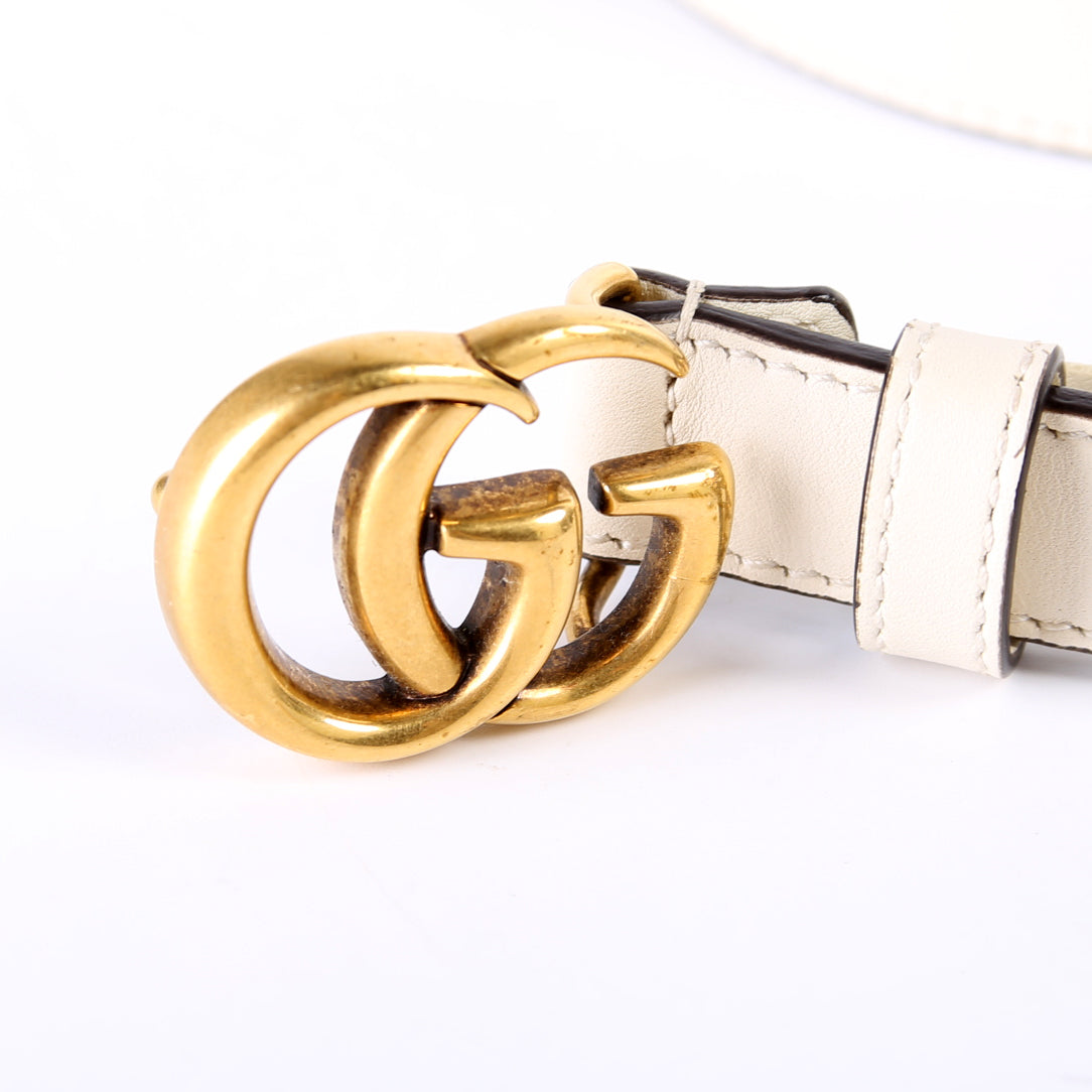 409417 GG Marmont Thin Belt Size 85/34