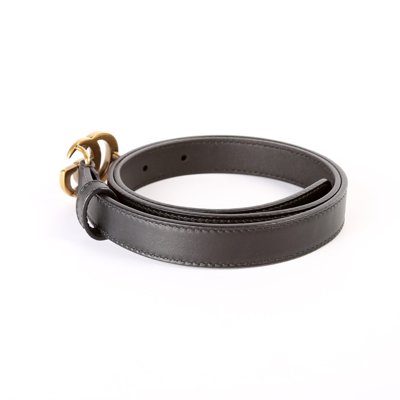 409417 GG Marmont Thin Belt Size 70/28