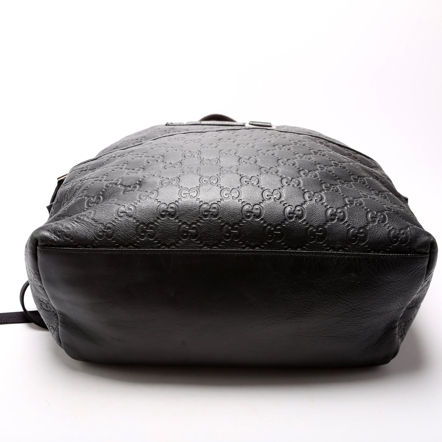 268184 Guccissima Rubber Leather Backpack