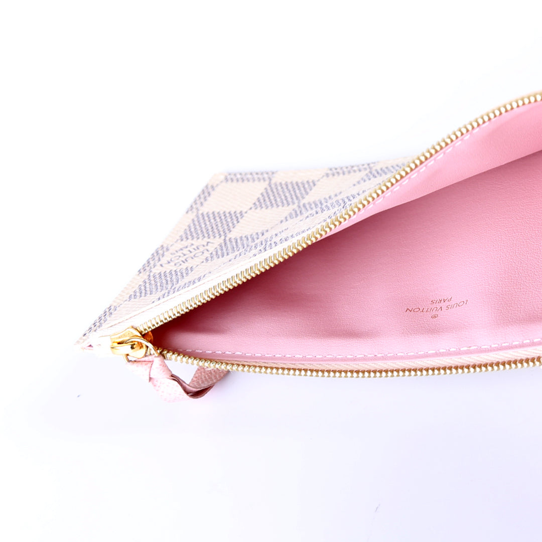 Pochette Felicie Zip Insert Only Damier Azur