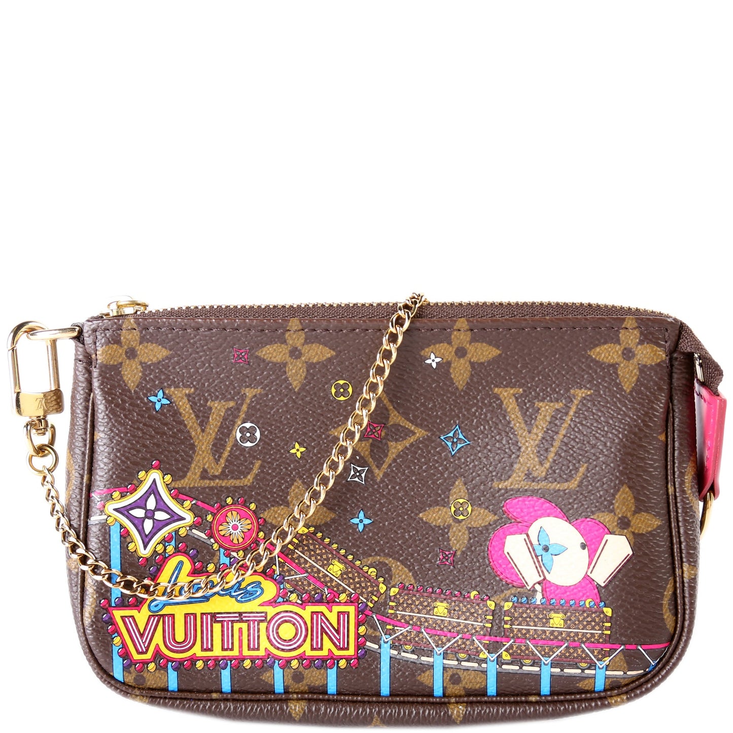 Pochette Accessories Mini 2020 Xmas Animation Monogram