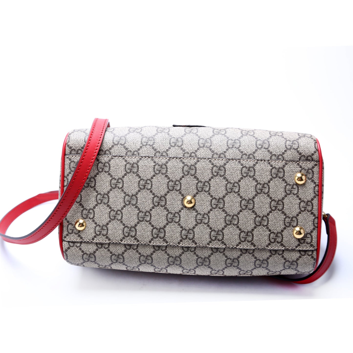 409529 GG Supreme Kingsnake Embellished Boston Bag Small