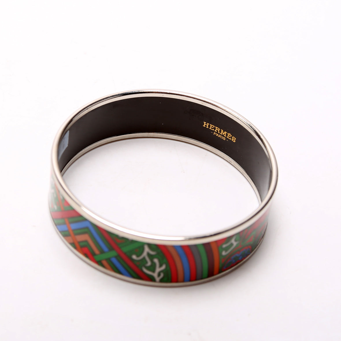 Printed Enamel "L'Arbre Du Vent" Bracelet