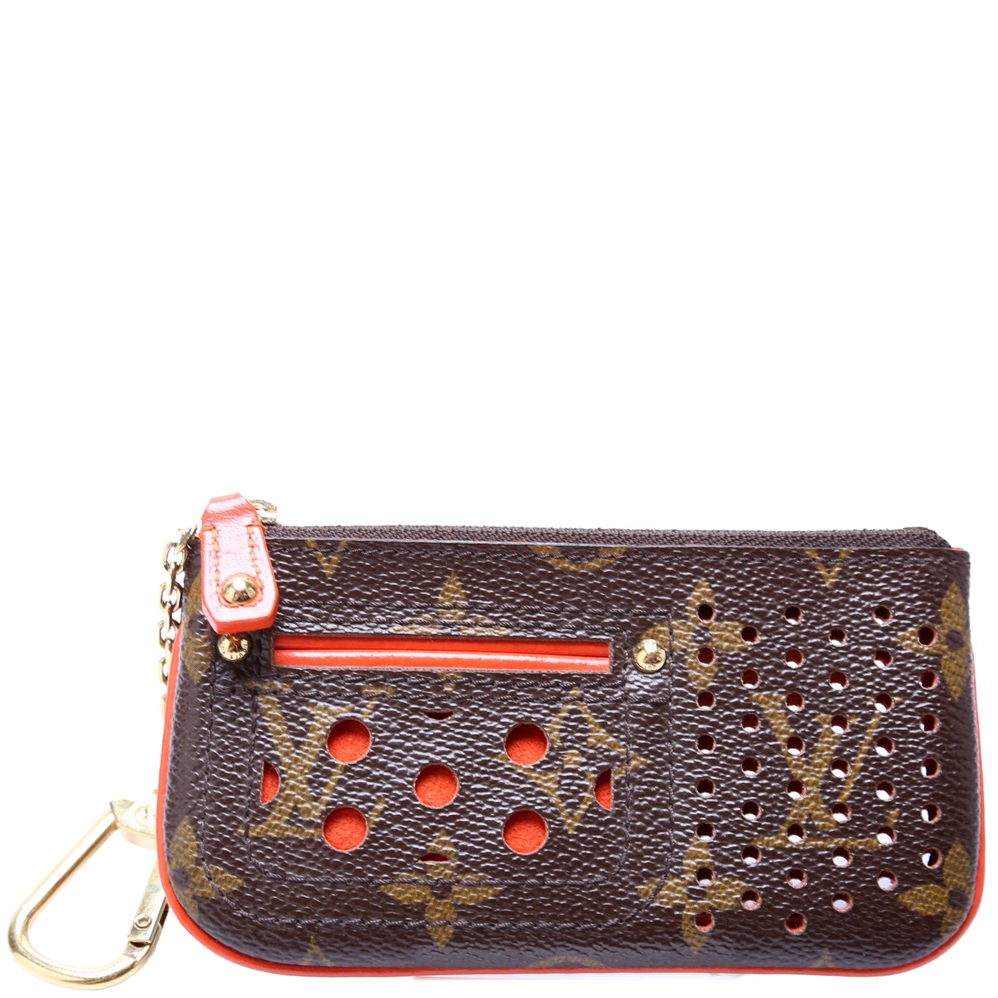 Pochette Cles Monogram Perforated