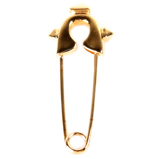 Rockstud Monogram Pin Earring