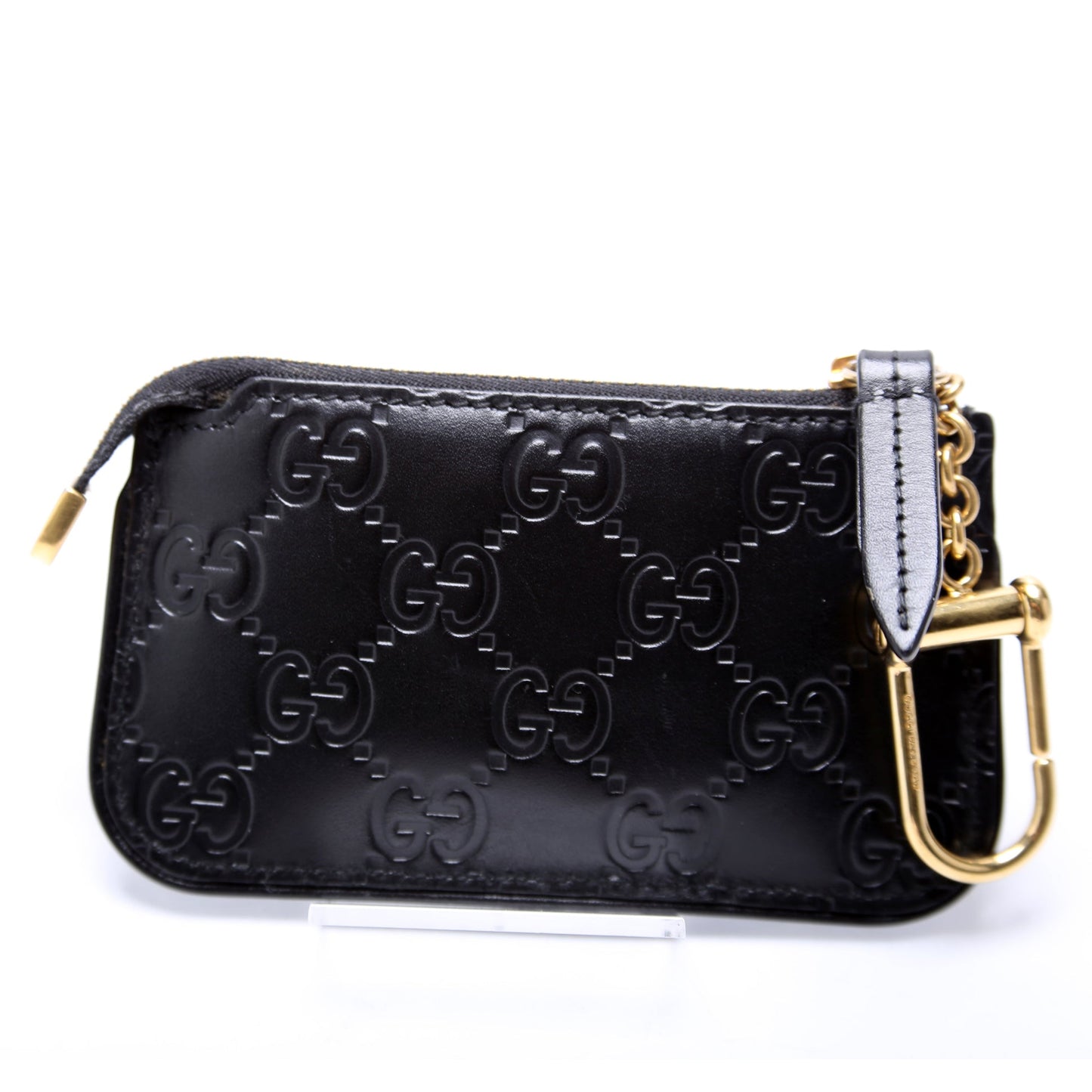 447964 GG Leather Key Pouch