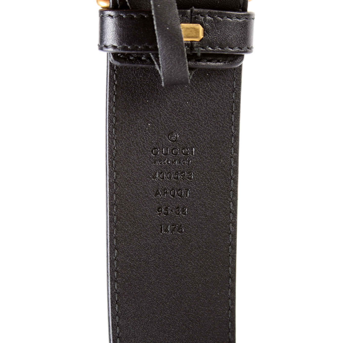 400593 Marmont GG Leather Belt Size 95/38