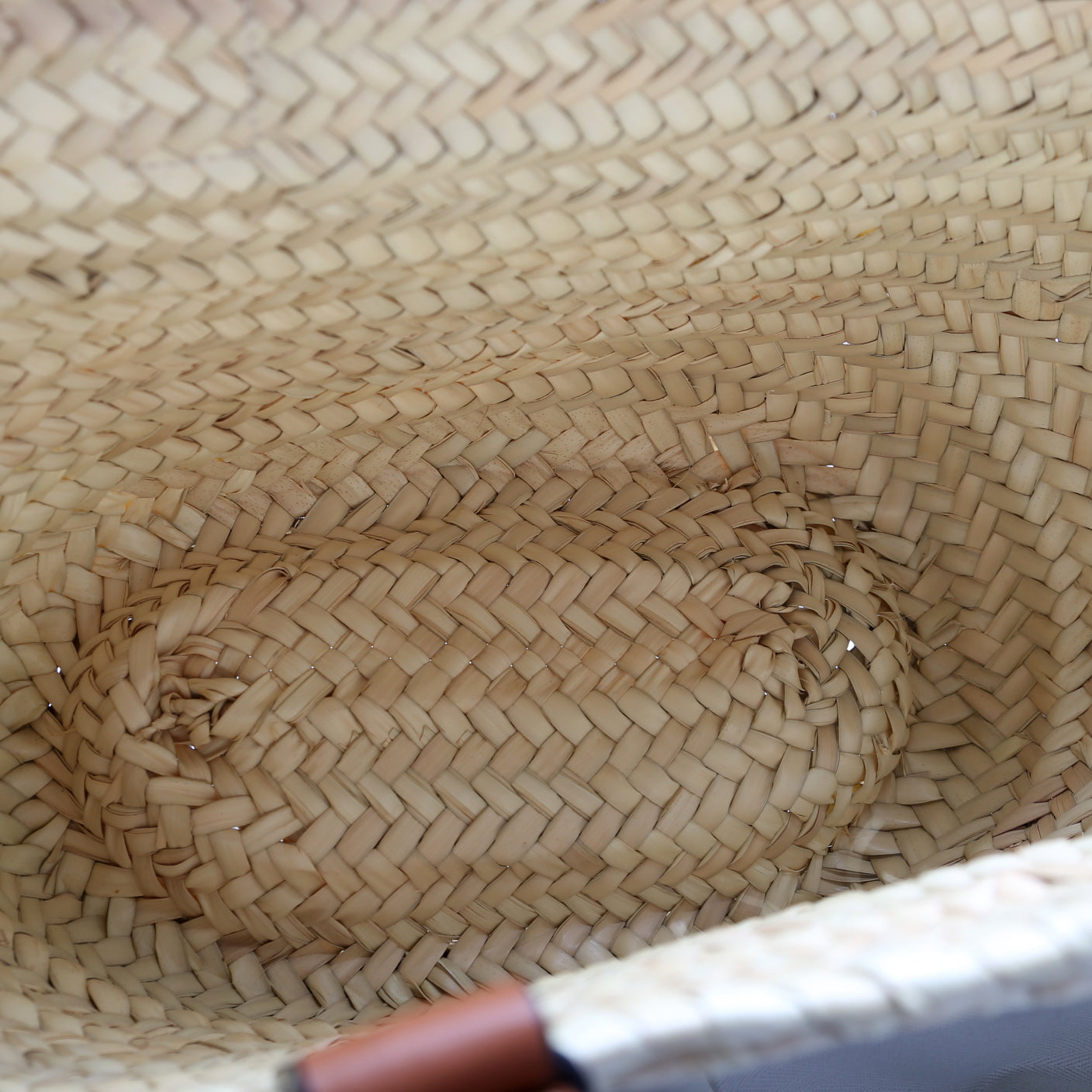 Rattan Medium Basket Bag