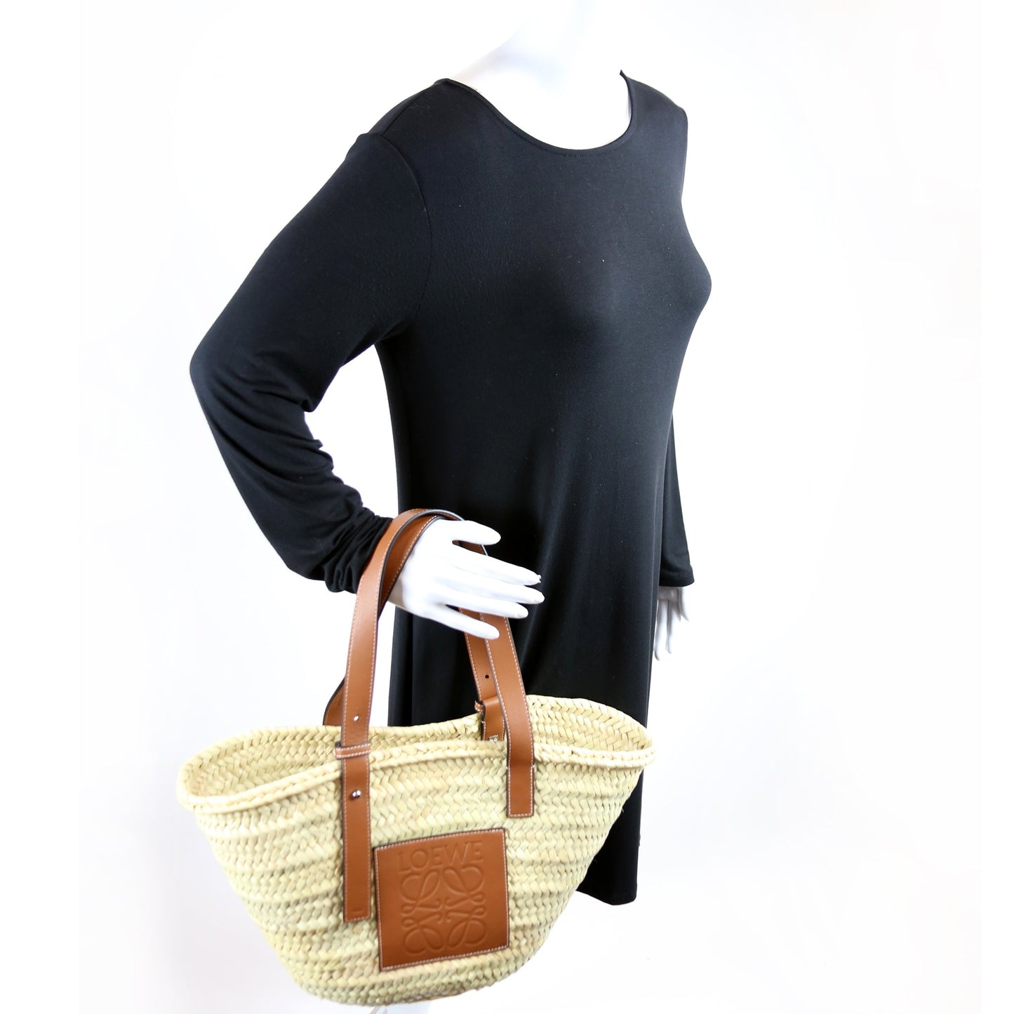 Rattan Medium Basket Bag