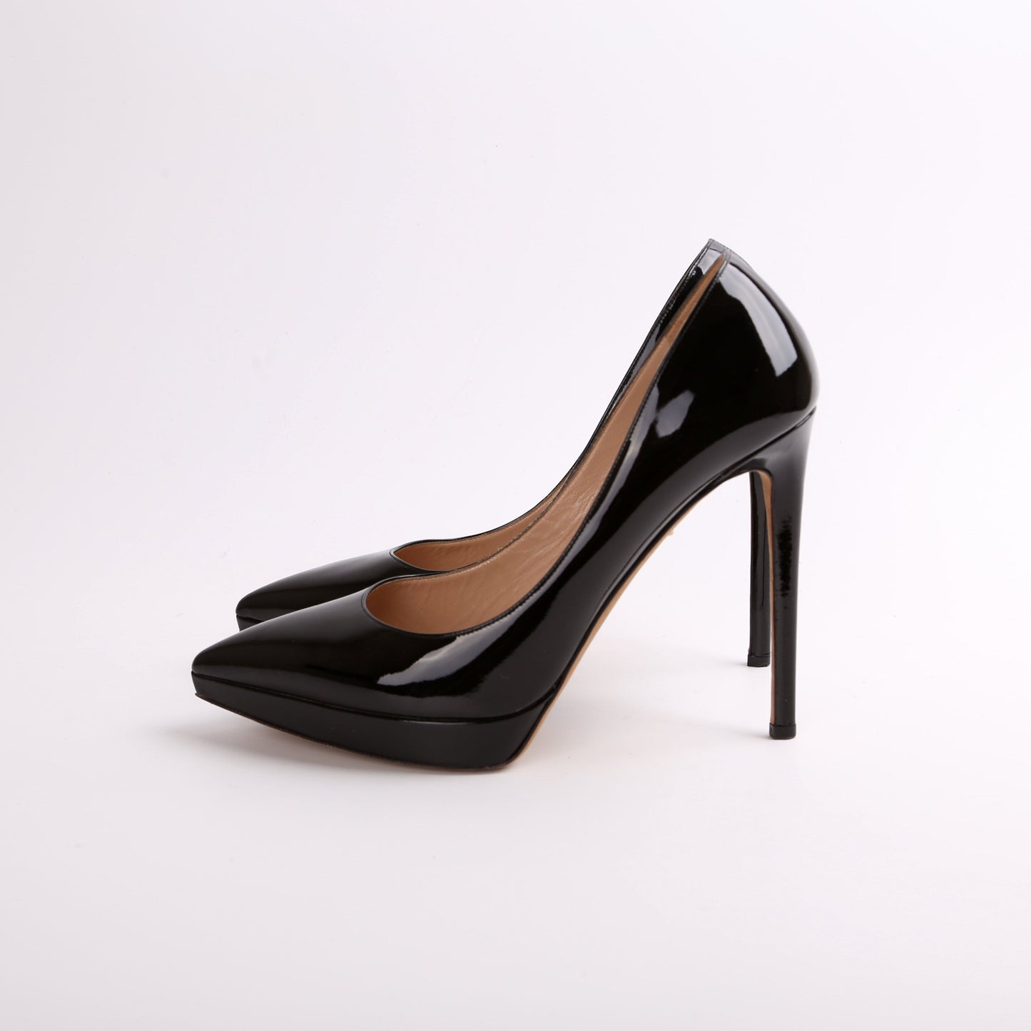 Pointed Toe Platform Patent Pumps Size 40