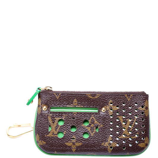 Pochette Cles Monogram Perforated