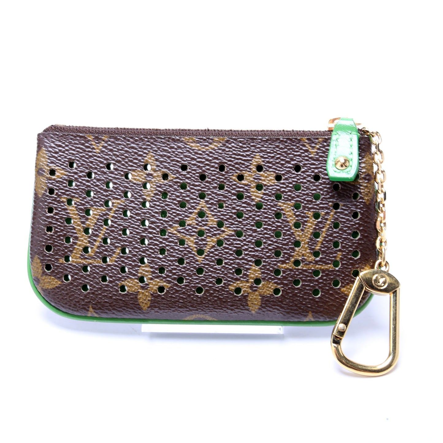 Pochette Cles Monogram Perforated