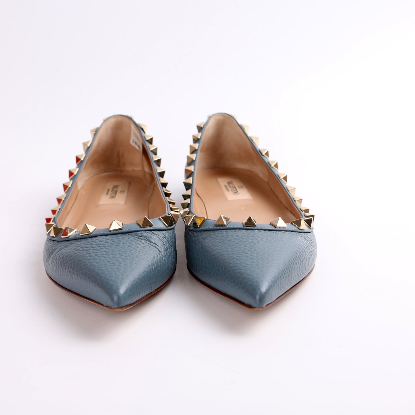 Rockstud Pointed Toe Flats Size 37