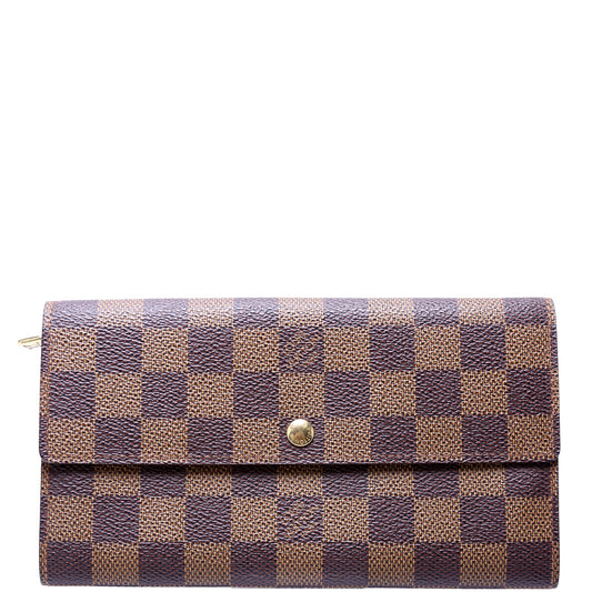 Porte Monnaie Wallet Damier Ebene