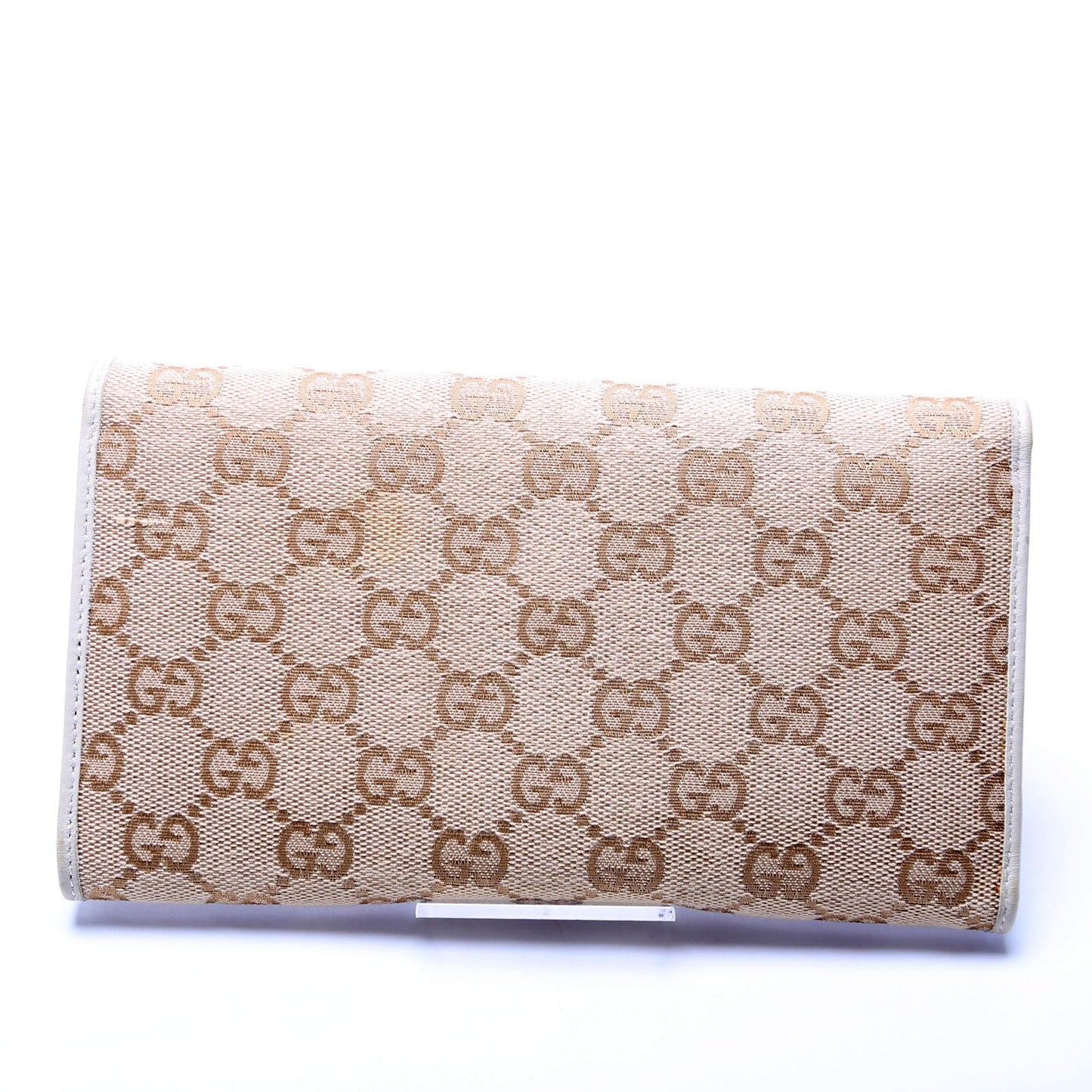 257303 GG Canvas Trifold Long Wallet