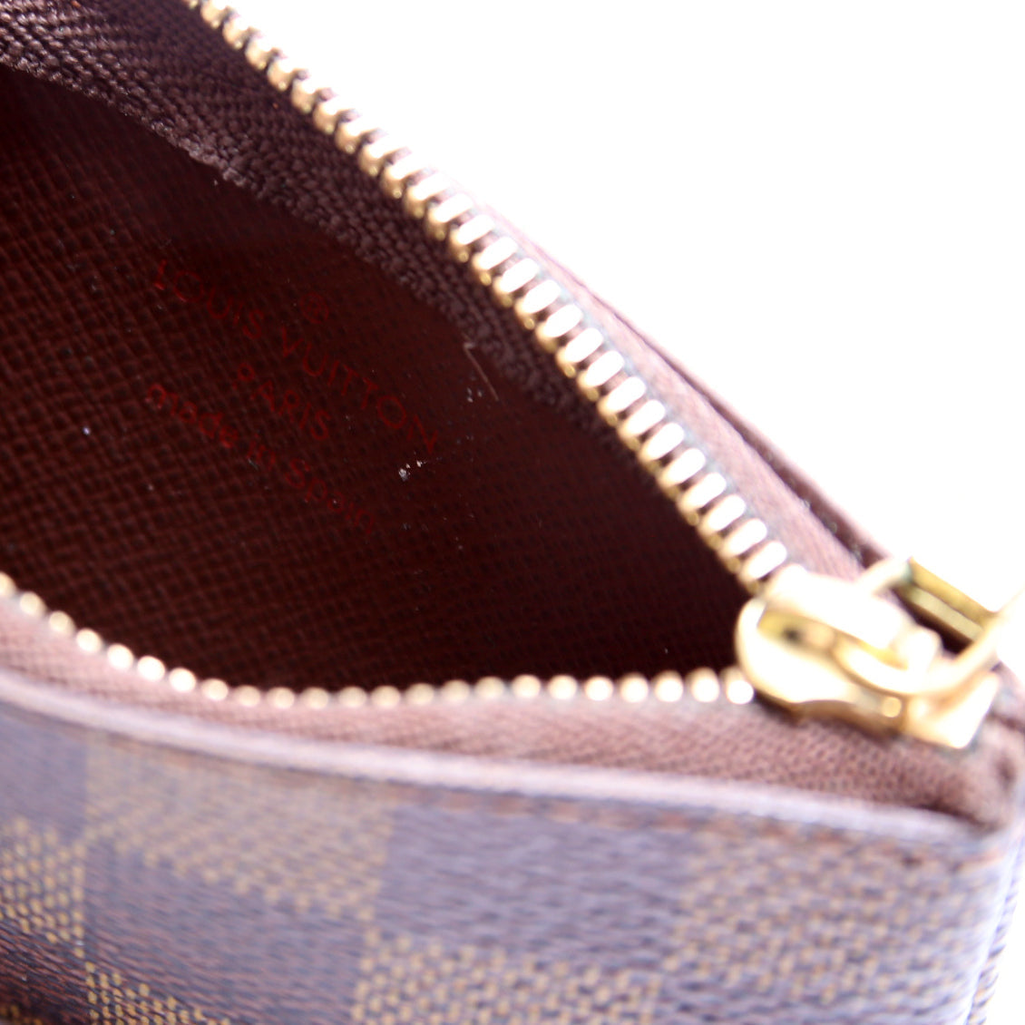 Pochette Cles Damier Ebene