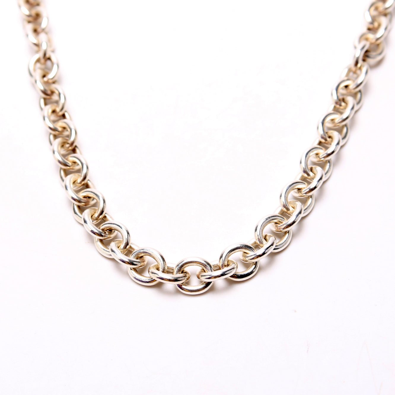 1837 Chain Toggle Choker Necklace 925