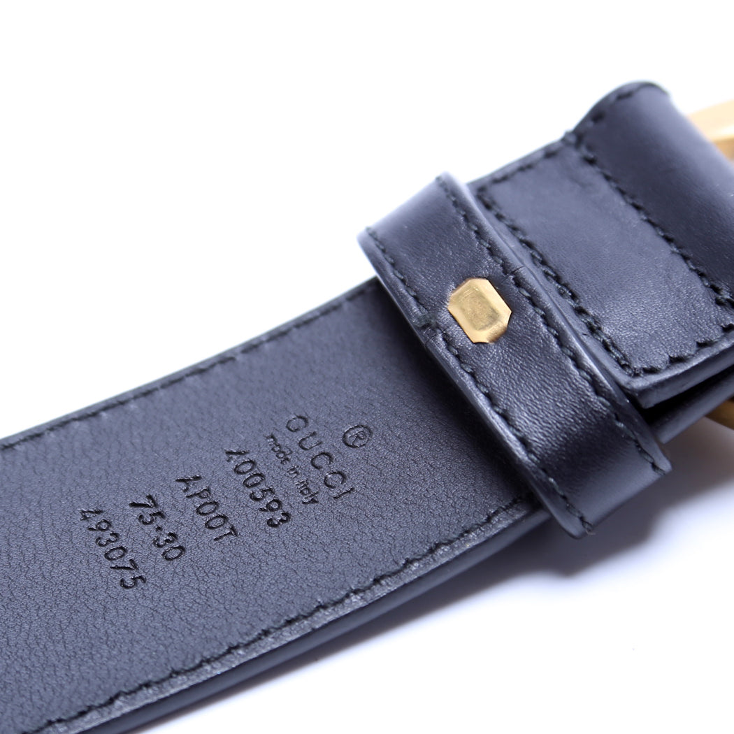 400593 Marmont GG Leather Belt Size 75/30