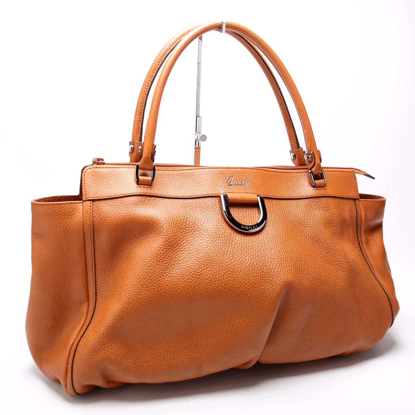 341491 Abbey D-Ring Leather Large Tote