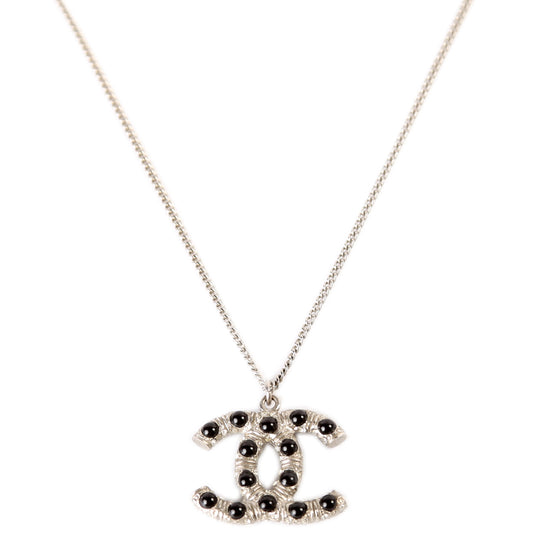 Rhinestone CC Large Pendant Necklace