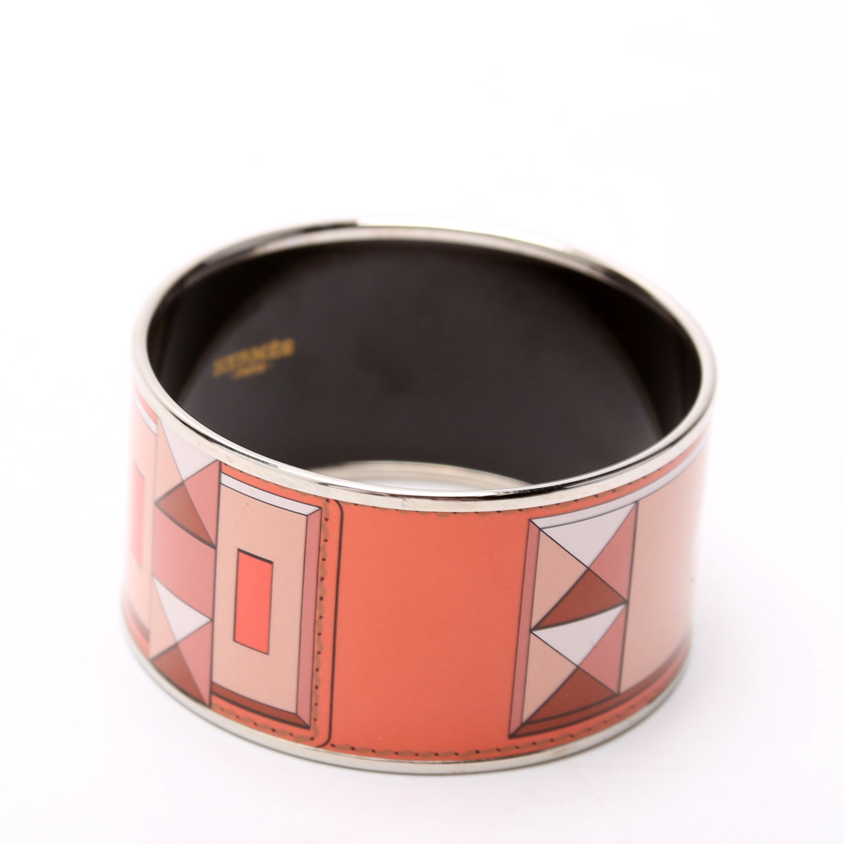 Printed Enamel Bangle Extra Wide