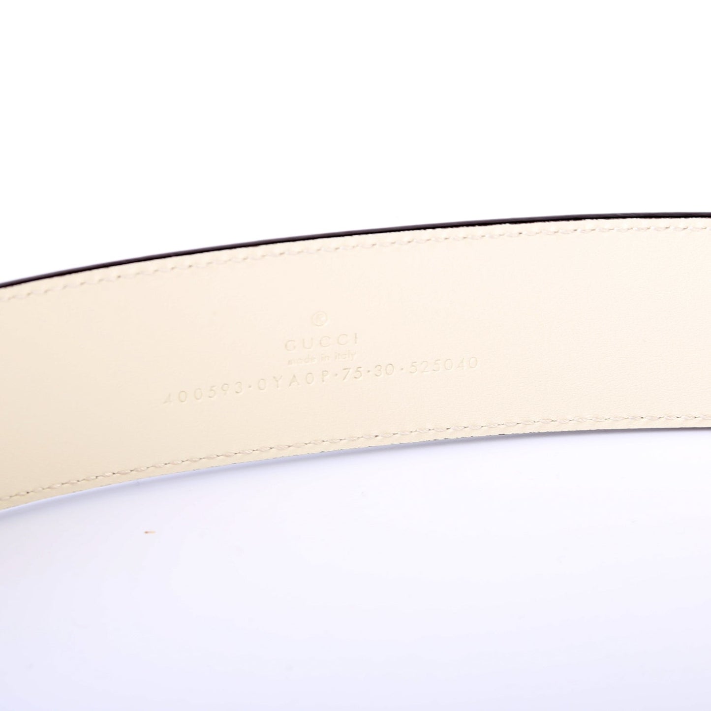 400593 Marmont GG Leather Belt Size 75/30