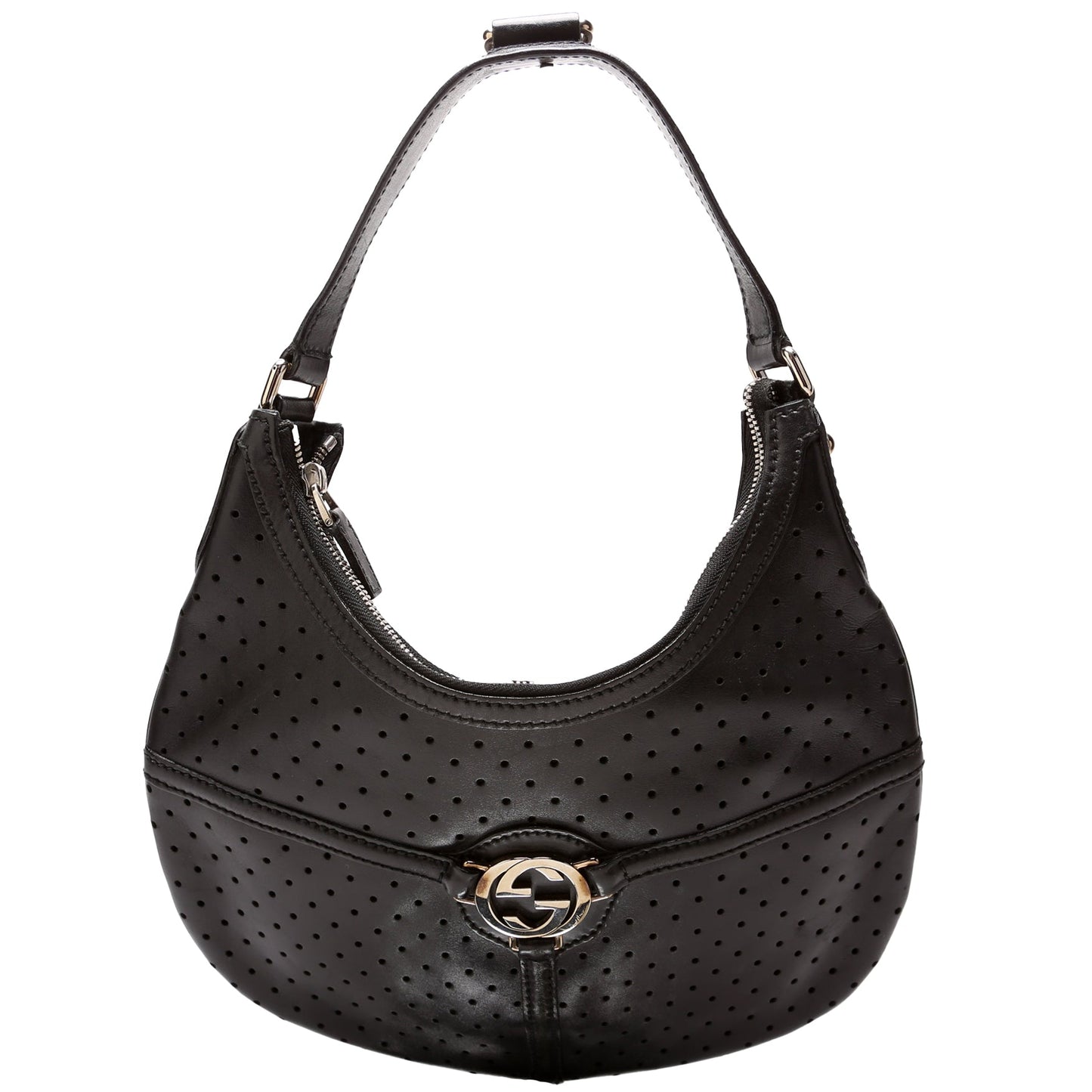 114869 Reins Hobo Perforated Leather