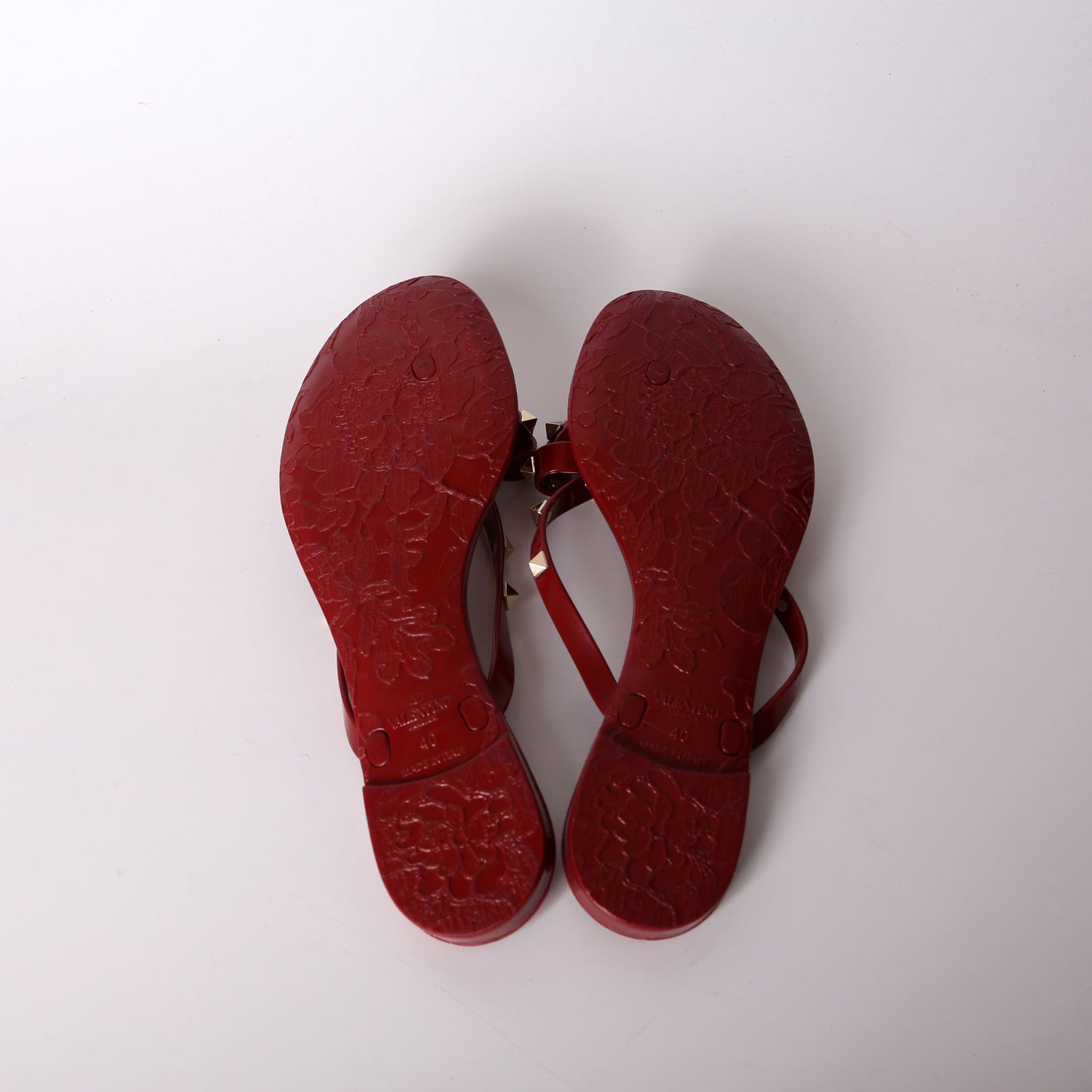 Rockstud Jelly Flip Flops Size 40