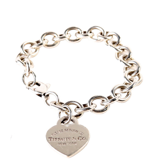 Please Return To Heart Chain Bracelet 925