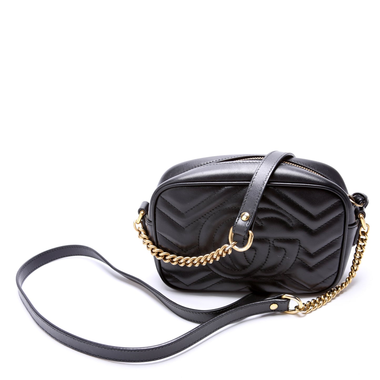 448065 Marmont Mini Camera Bag Black