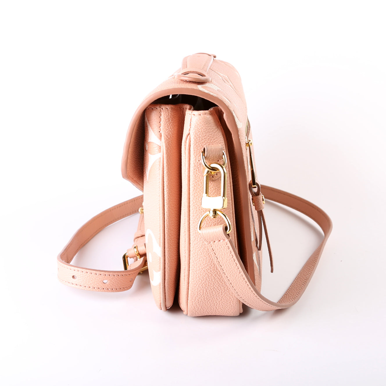 Pochette Metis Bicolor Empreinte Pink