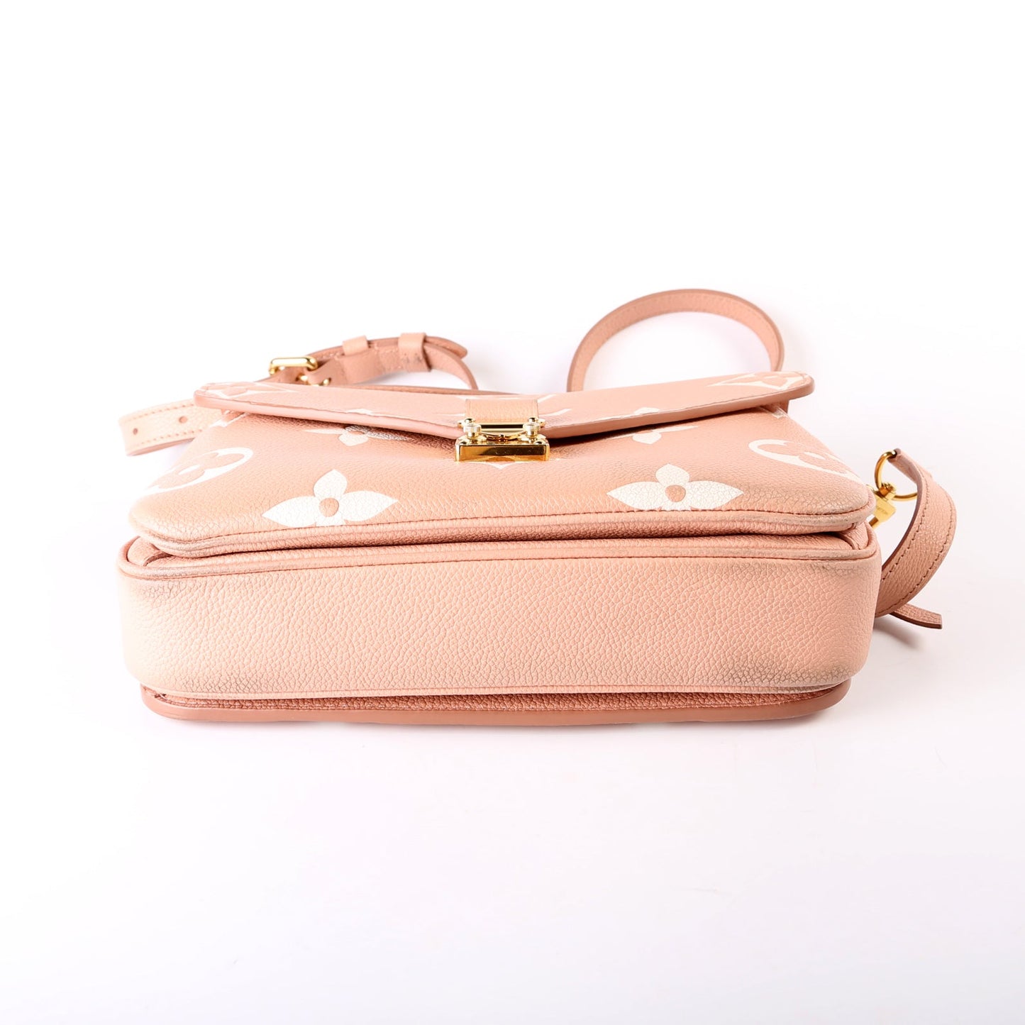 Pochette Metis Bicolor Empreinte Pink