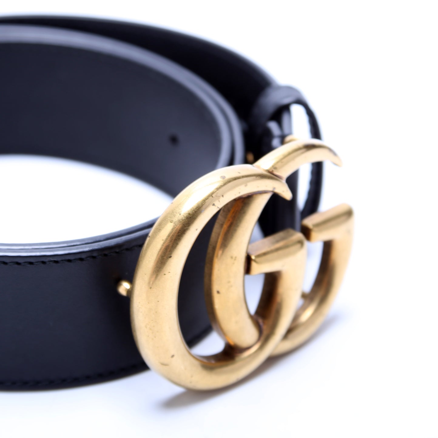 400593 GG Marmont Leather Belt Size 85/34