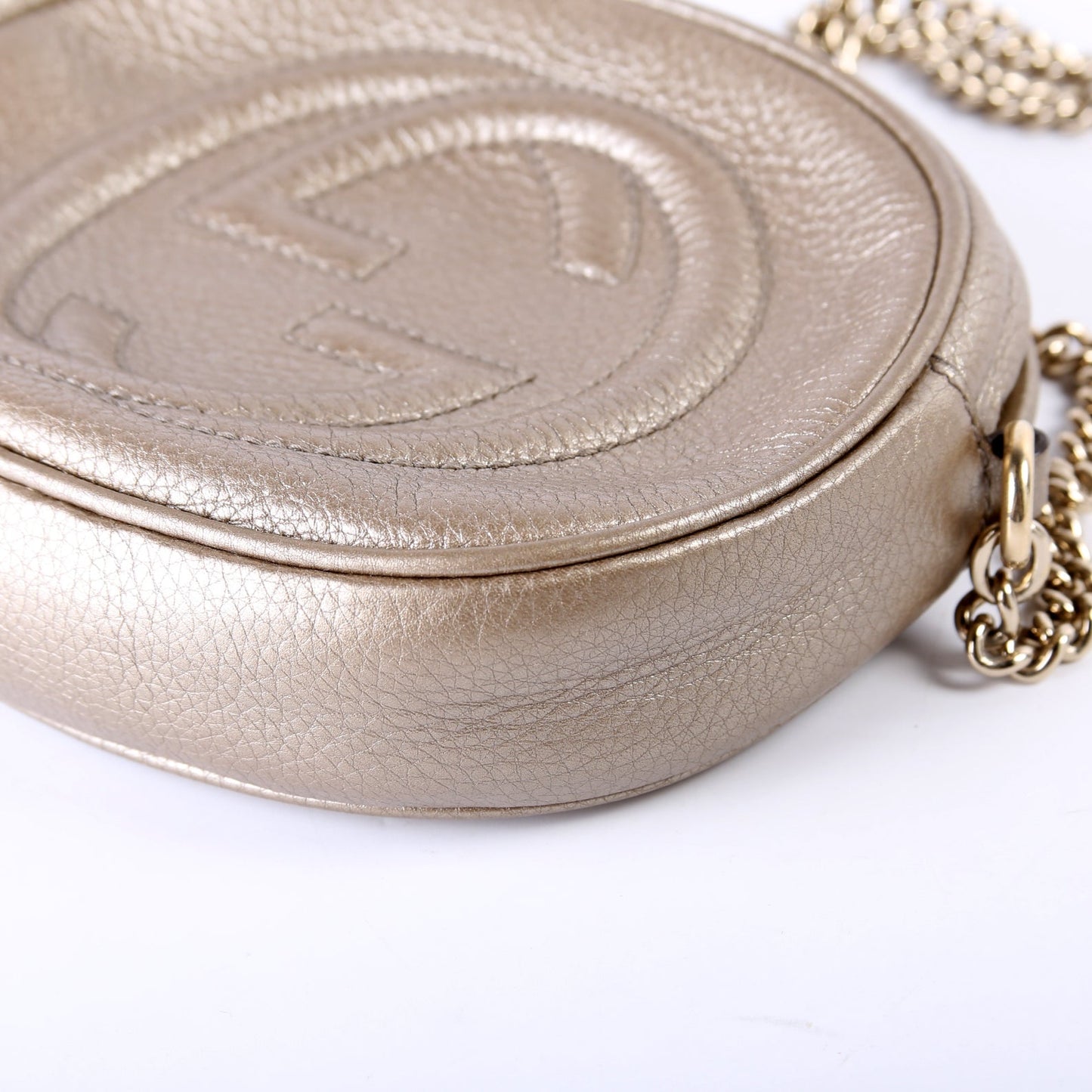 353965 Soho Mini Crossbody Gold