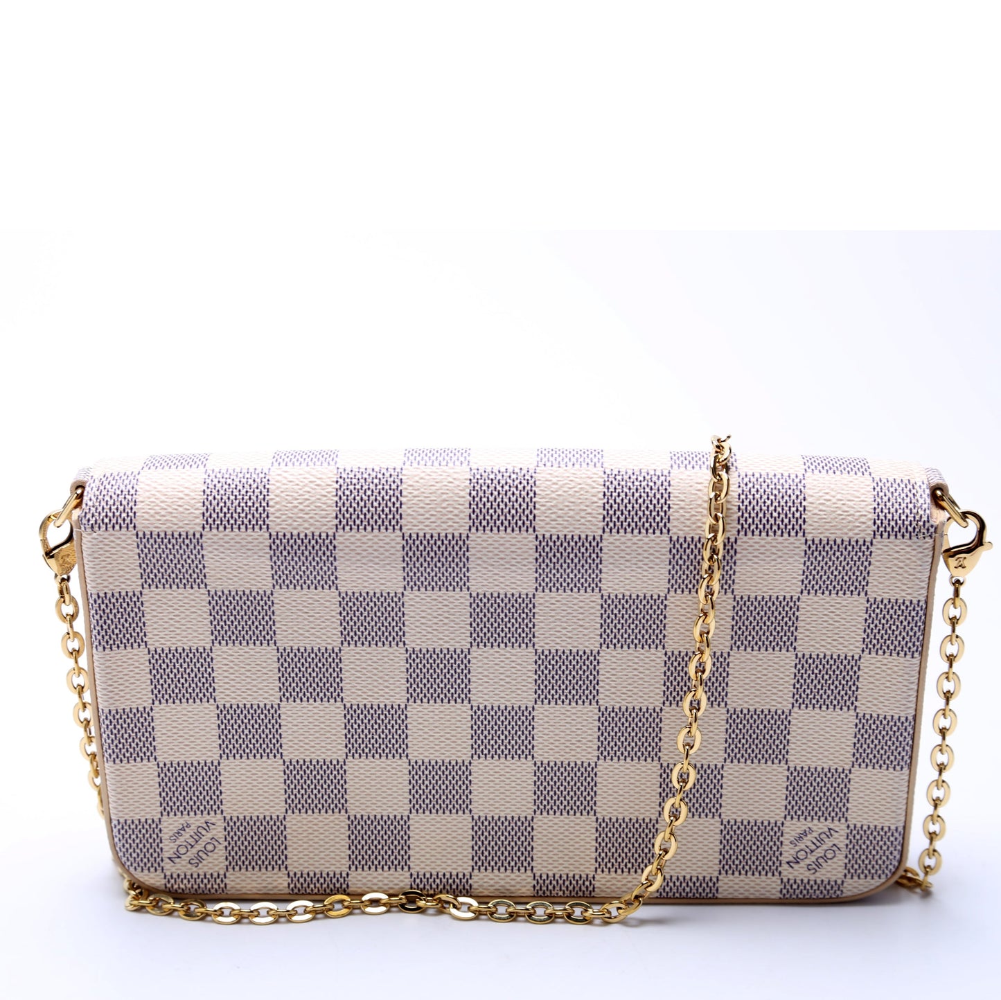 Pochette Felicie Damier Azur Pink