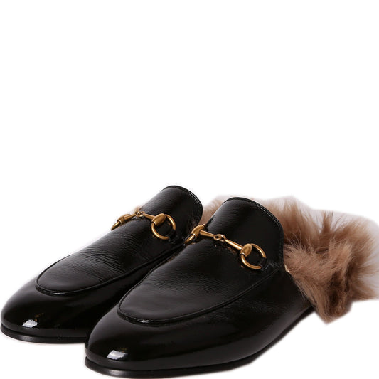 Princetown Fur Mules Size 39.5